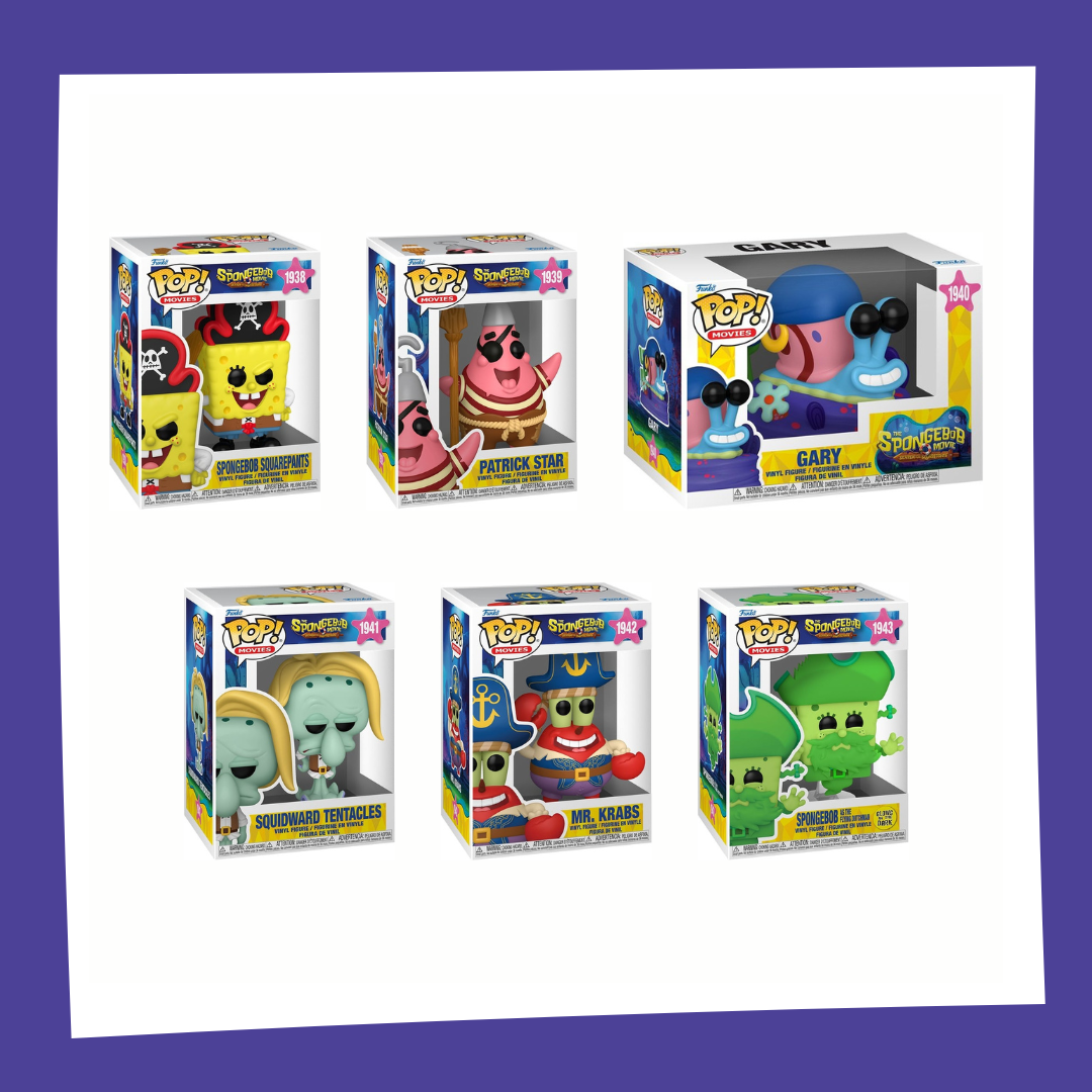 Funko POP! Bob l'Éponge : Le Film - Bundle x6 POP!