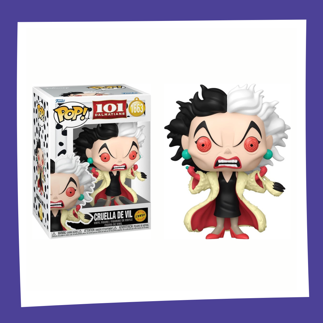 Funko POP! Disney : Les 101 Dalmatiens - Cruella 1663 (Chase Possible)