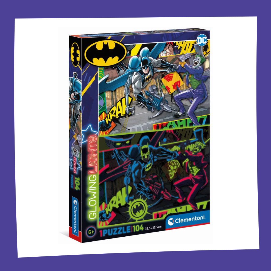 DC Comics - Batman vs Joker - Glow in the Dark - Clementoni - Puzzle 104P