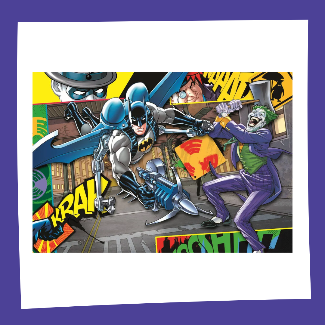 DC Comics - Batman vs Joker - Glow in the Dark - Clementoni - Puzzle 104P