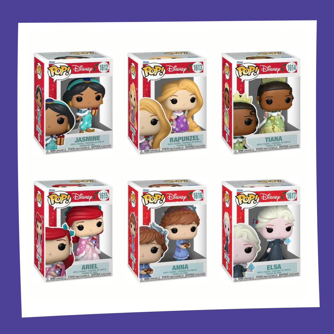Funko POP! Disney Princess : Holiday - Bundle x6 POP