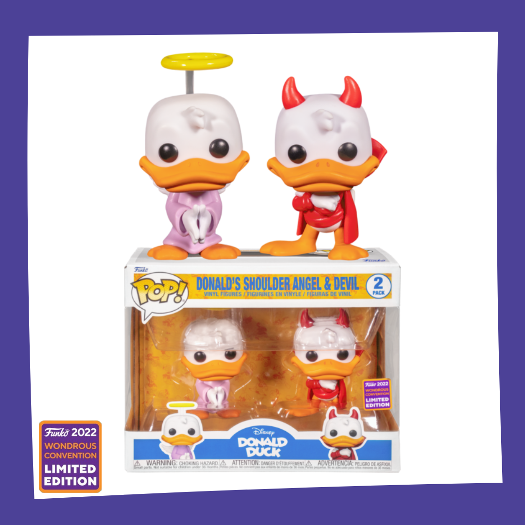 Funko POP! Donald Duck - Donald's Shoulder Angel & Devil 2-Pack