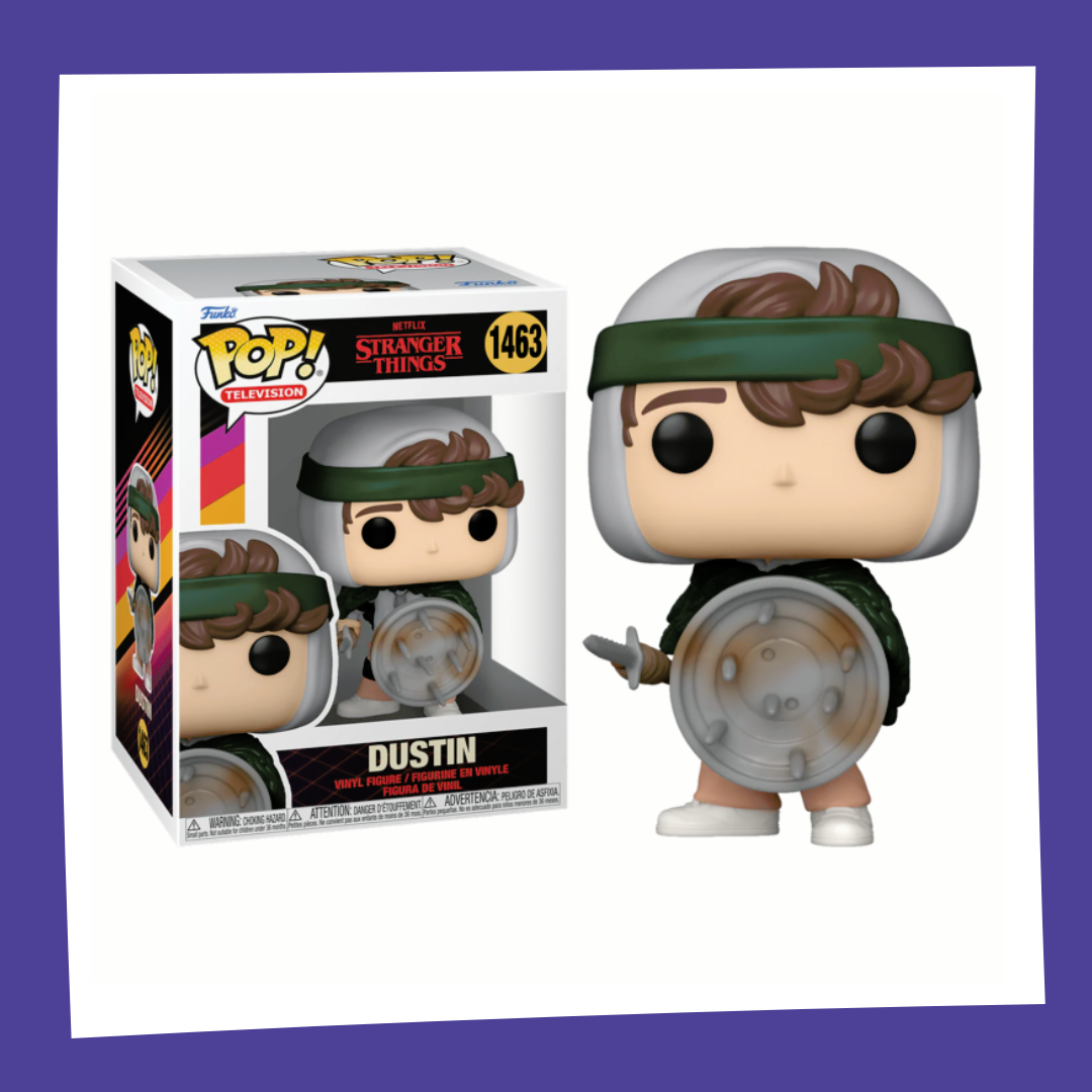 Funko POP! Stranger Things S4 - Hunter Dustin with Shield 1463