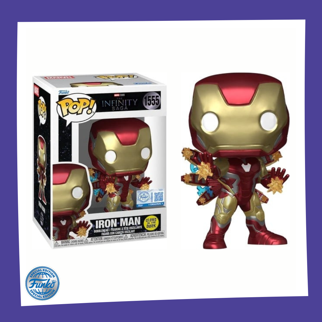 Funko POP! Marvel - Iron Man & Beams 1555 Glow in the Dark