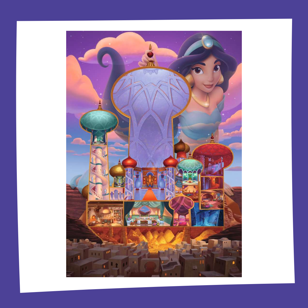 Puzzle 1000P Disney Castle Collection - Jasmine - Ravensburger