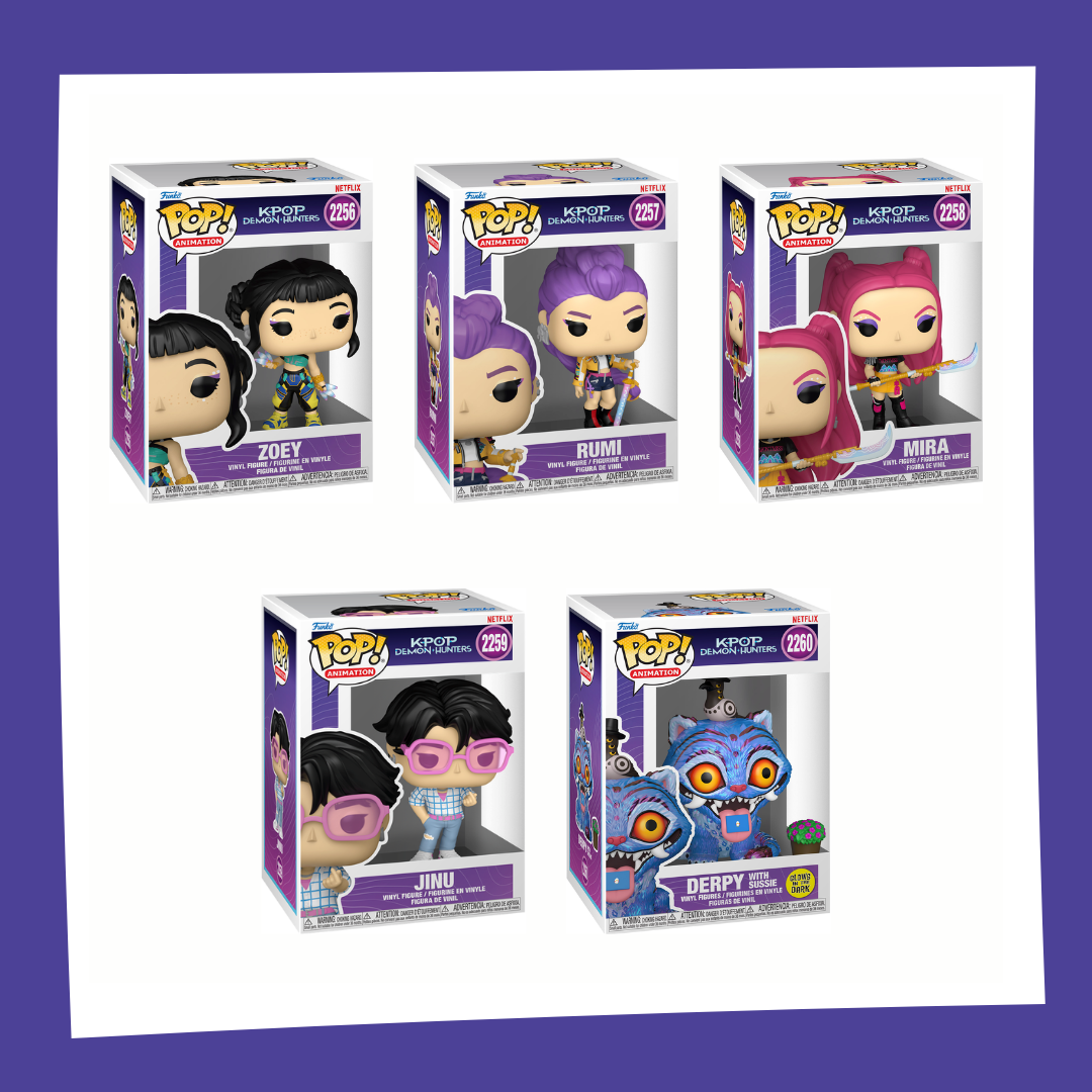 Funko POP! KPop Demon Hunters - Bundle x5 POP! (Chase Possible)