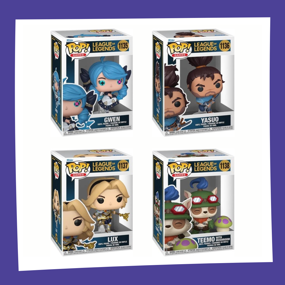 Funko POP! League of Legends (Part. 3) - Bundle x4 POP!