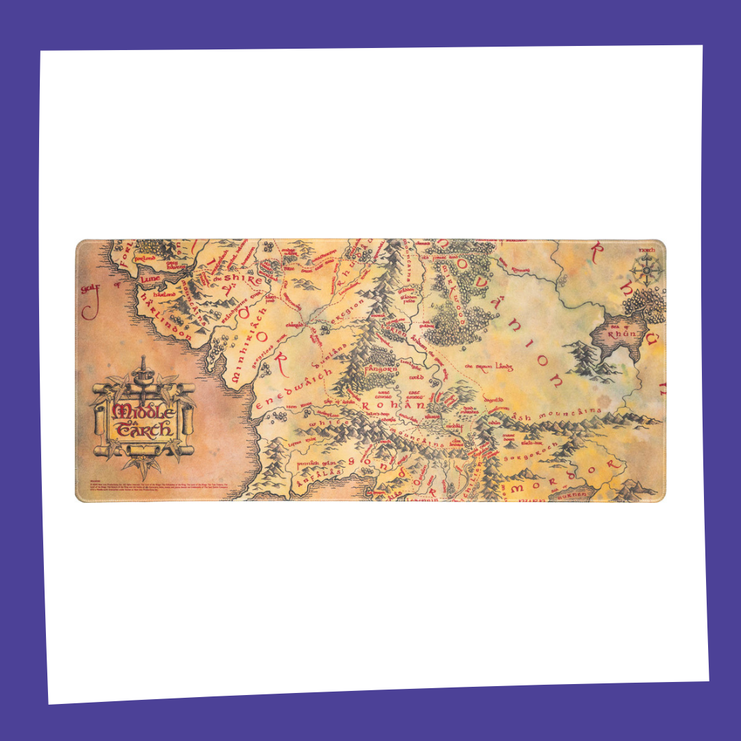 Lord of the Rings - Middle Earth - Tapis de bureau XL (80x35cm)