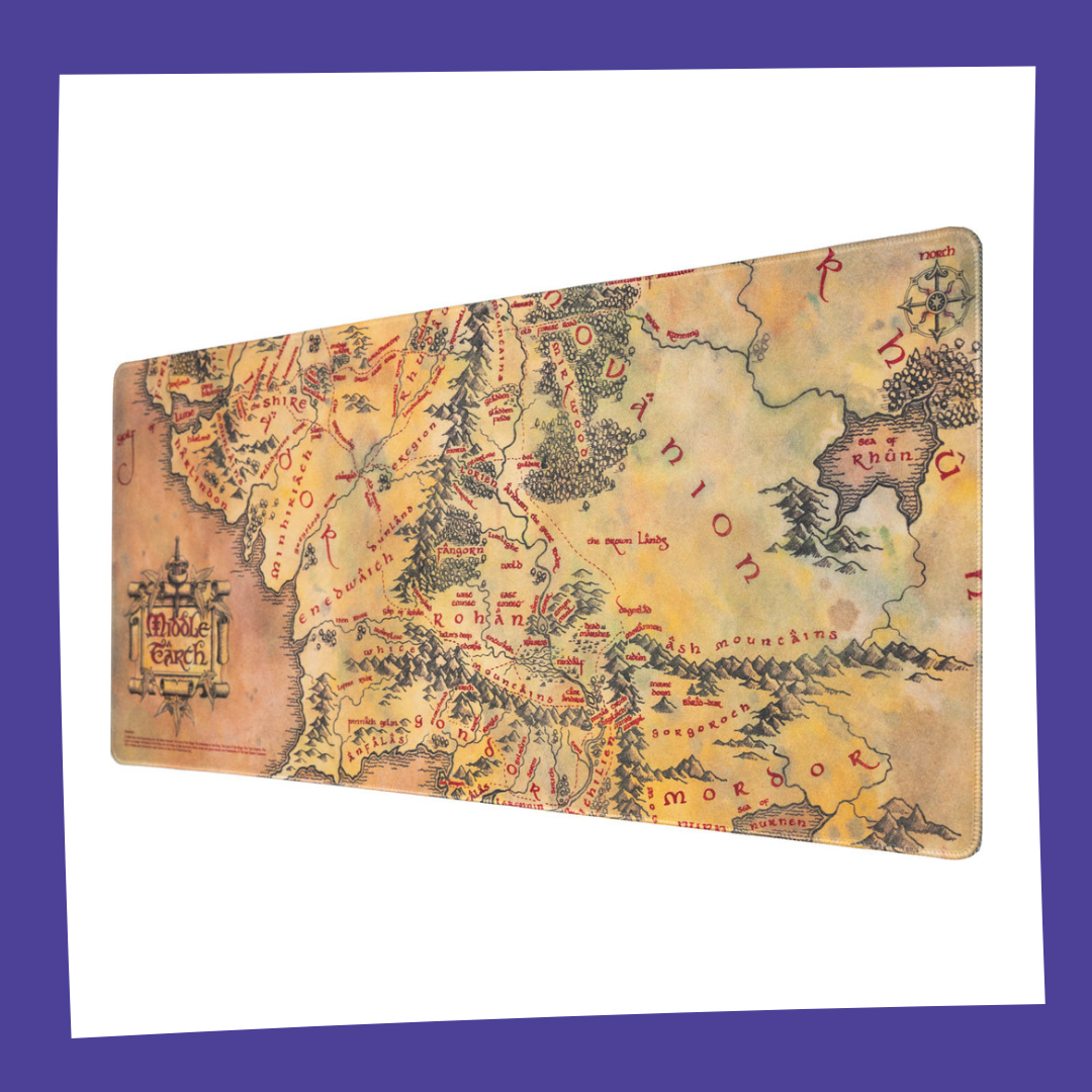 Lord of the Rings - Middle Earth - Tapis de bureau XL (80x35cm)