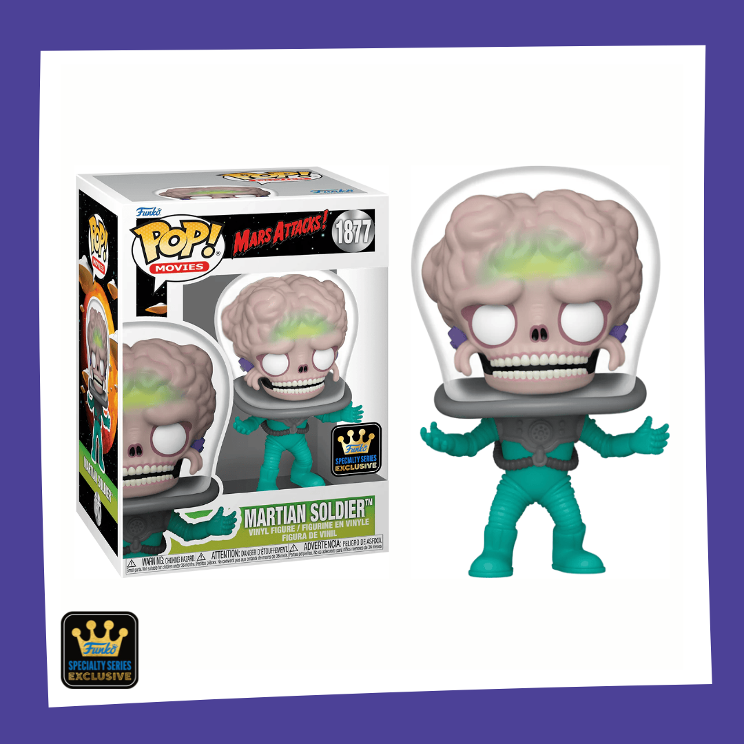 Funko POP! Mars Attacks! - Martian Solider 1877 (Chase Possible)