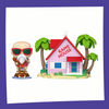 Funko POP! Dragon Ball - Master Roshi & Kame House 46 Town