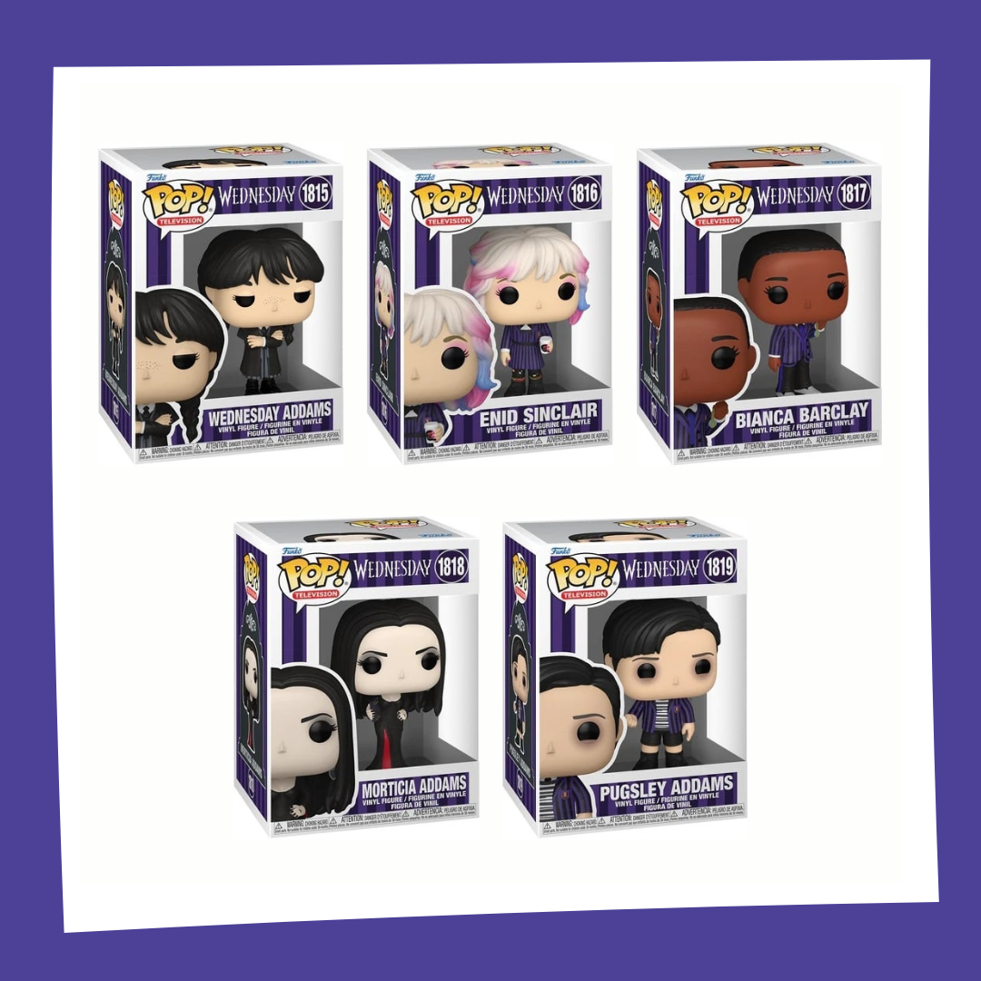 Funko POP! Mercredi - Bundle x5 POP