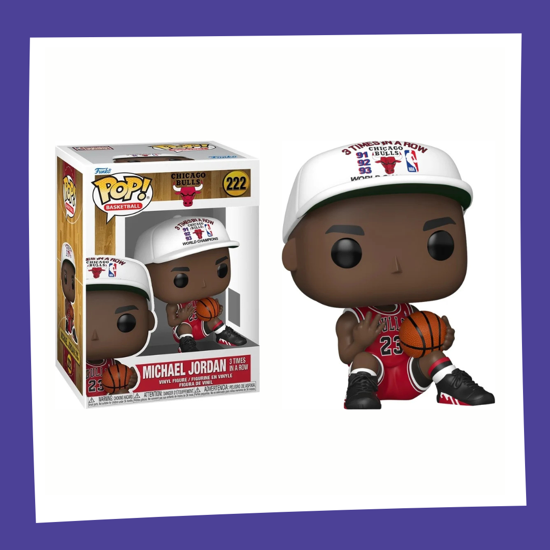 Funko POP! NBA : Chicago Bulls - Michael Jordan (3 Times in a Row) 222