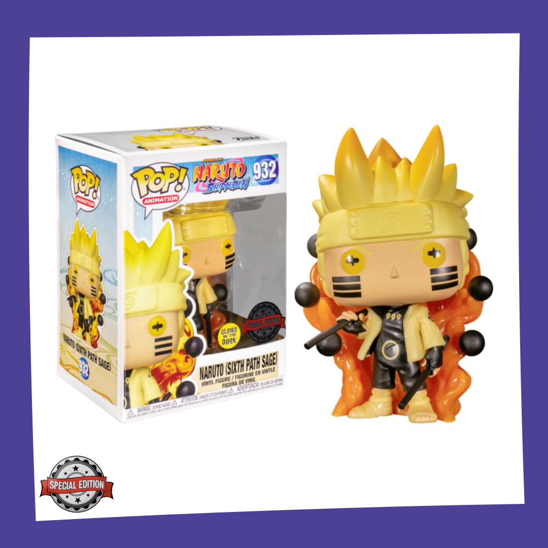 Funko POP! Naruto Shippuden - Naruto Sixth Path Glow in the Dark 932