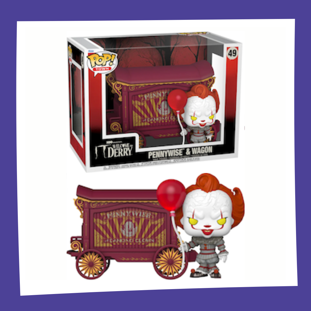Funko POP! It : Welcome to Derry - Pennywise & Wagon 49 Town