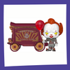 Funko POP! It : Welcome to Derry - Pennywise & Wagon 49 Town