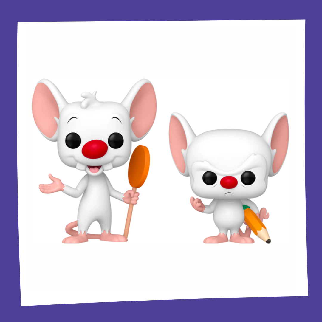 Funko POP! Pinky & The Brain - Pinky & The Brain 2-Pack Glow in the Dark