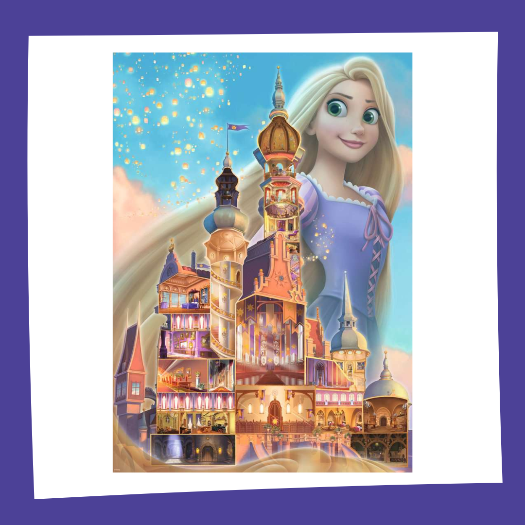 Puzzle 1000P Disney Castle Collection - Rapunzel - Ravensburger