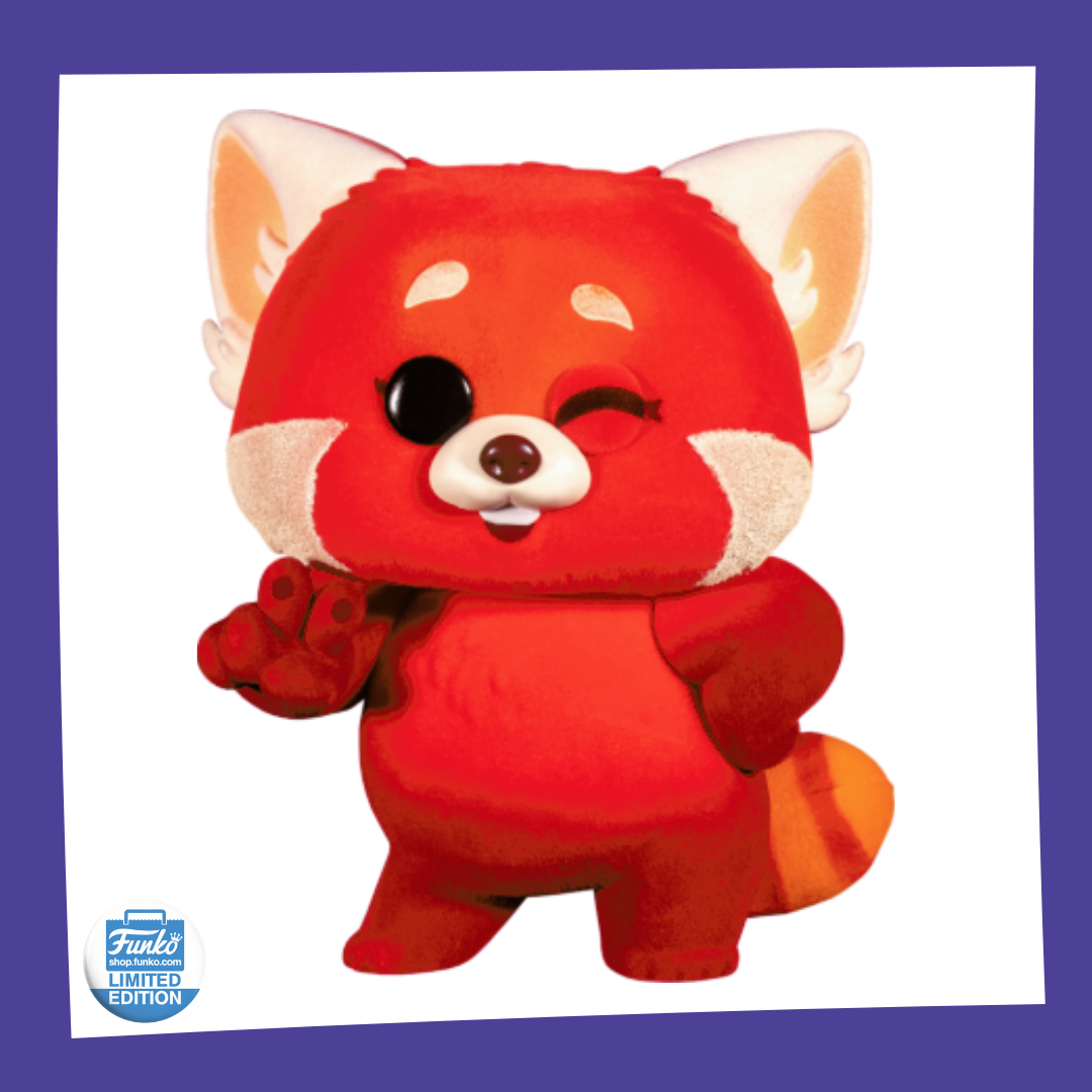 Funko POP! Turning Red - Red Panda Mei Flocked 6" Super Sized 1185
