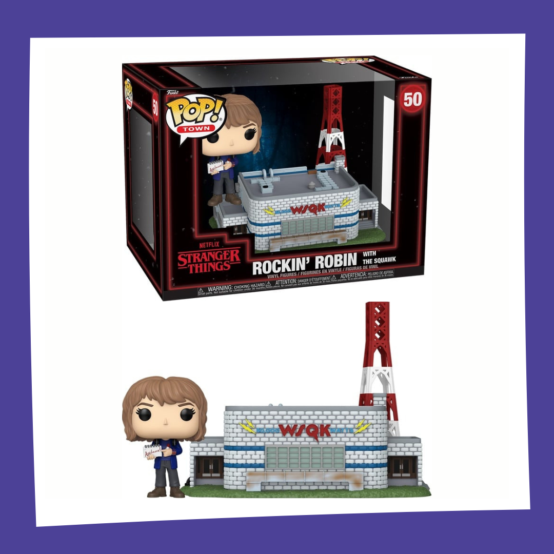Funko POP! Stranger Things : Saison 5 - Robin & The Squawk 50 Town