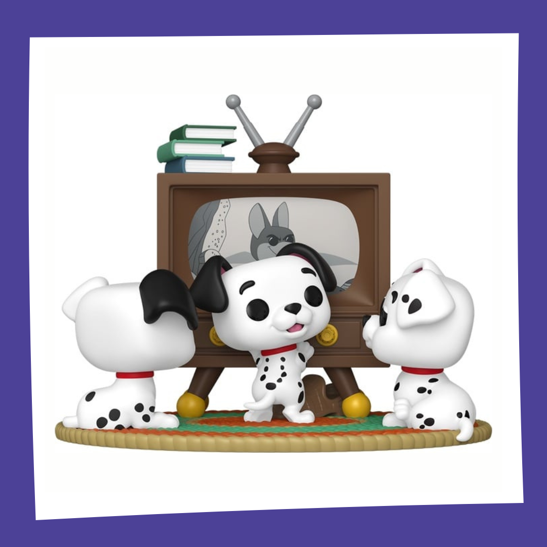 Funko POP! Disney : Les 101 Dalmatiens - Rolly, Patch, Lucky & TV 1664