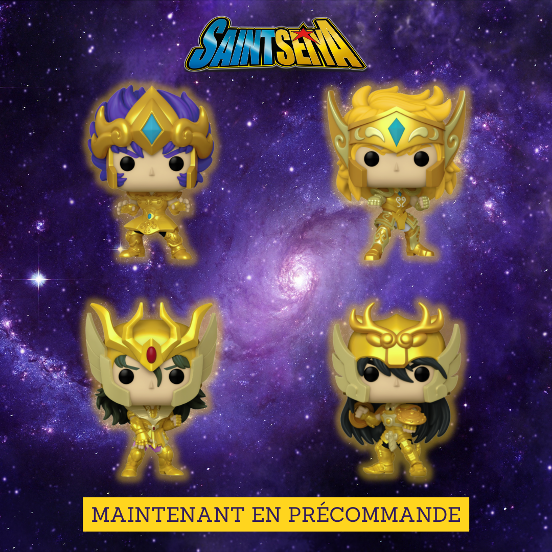 Funko POP! Saint Seiya - Golden Warrior (Bundle x4 POP!) - Précommande