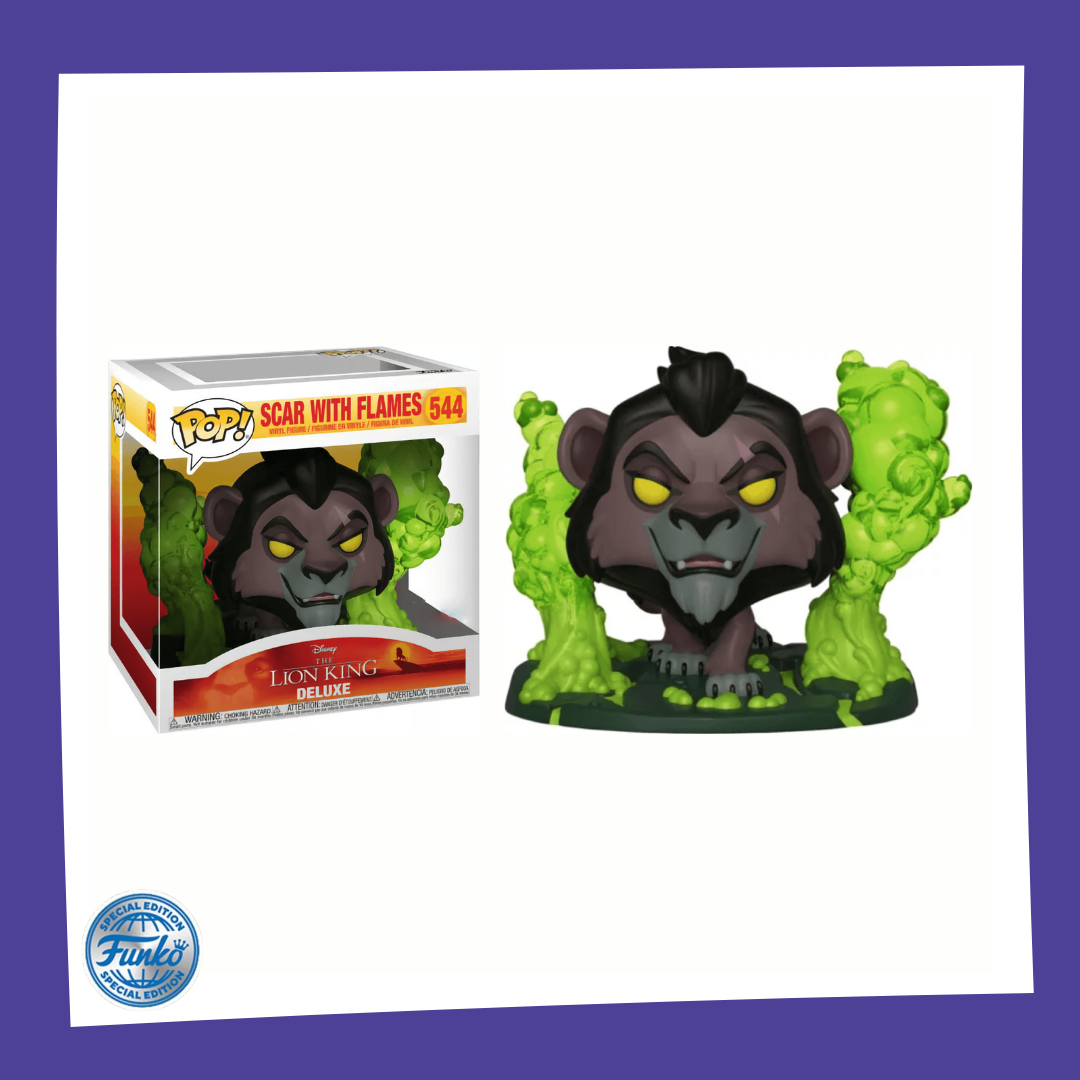 Funko POP! Disney - Scar & Flames 544 (Chase Possible)