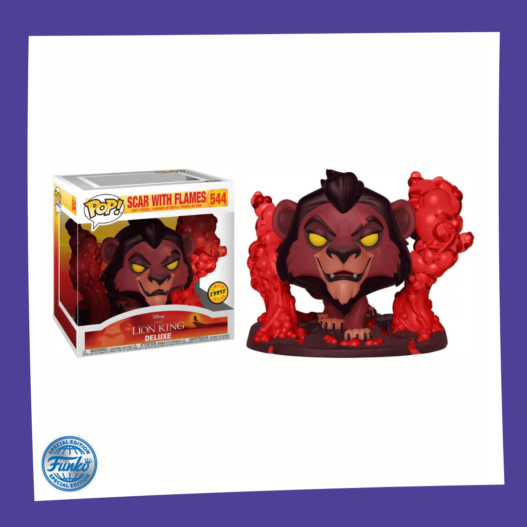 Funko POP! Disney - Scar & Flames 544 (Chase Possible)