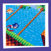 Sonic The Hedgehog - Jeu Vidéo - Tapis de bureau XXL avec Lumière LED (90x40cm)