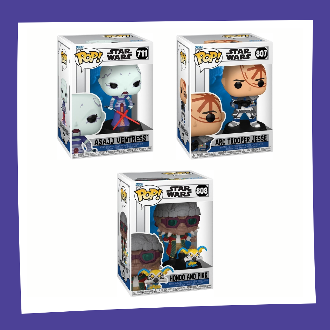 Funko POP! Star Wars : The Clone Wars - Bundle x3 POP! (Chase Possible)