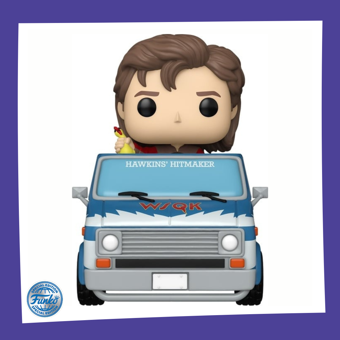 Funko POP! Stranger Things : Saison 5 - Steve & Squawk Van 138 Rides