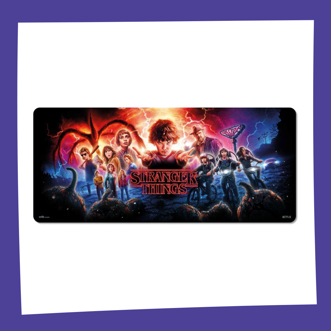 Stranger Things - Poster - Tapis de bureau XL (80x35cm)