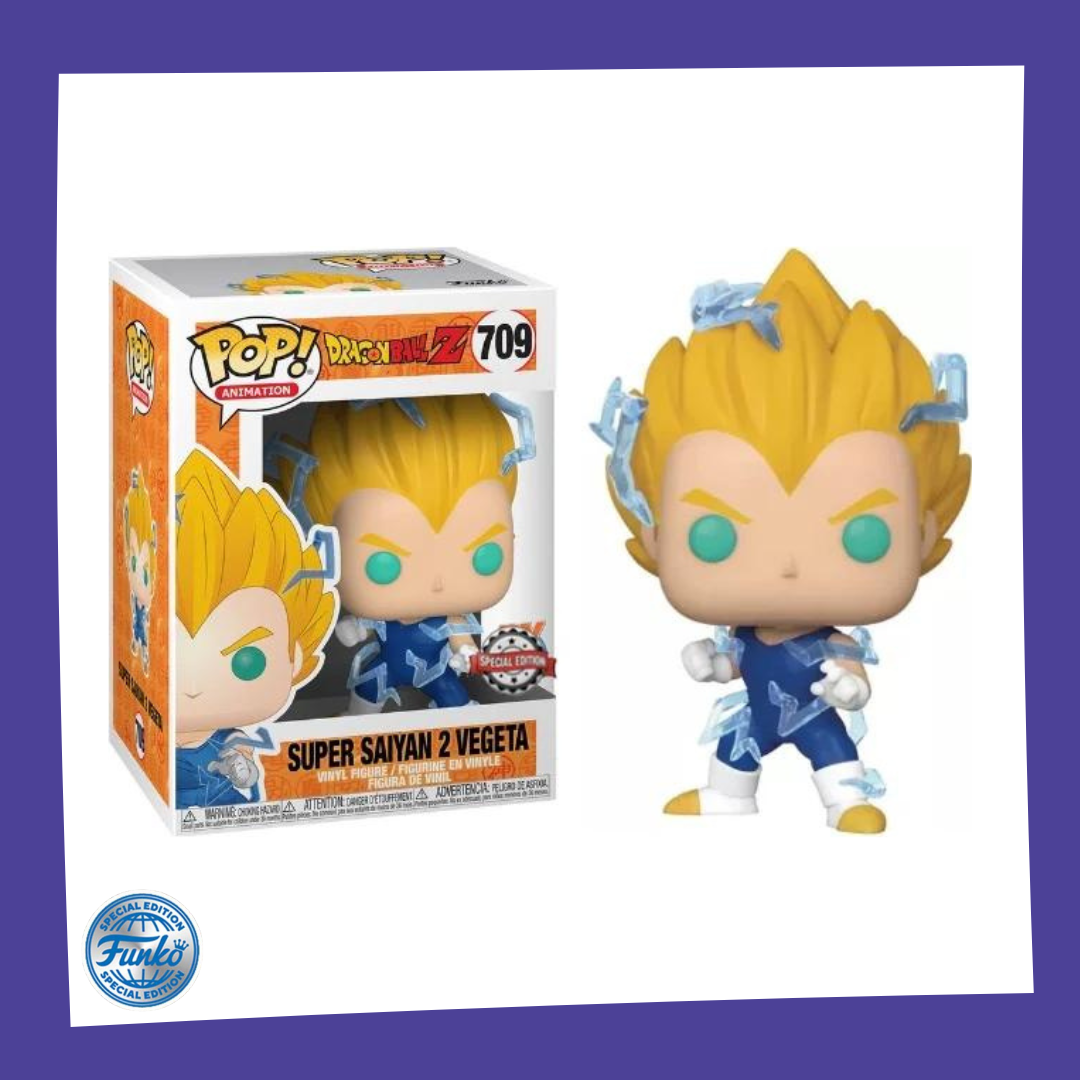 Funko POP! Dragon Ball Z - Super Saiyan 2 Vegeta 709 (Chase Possible)