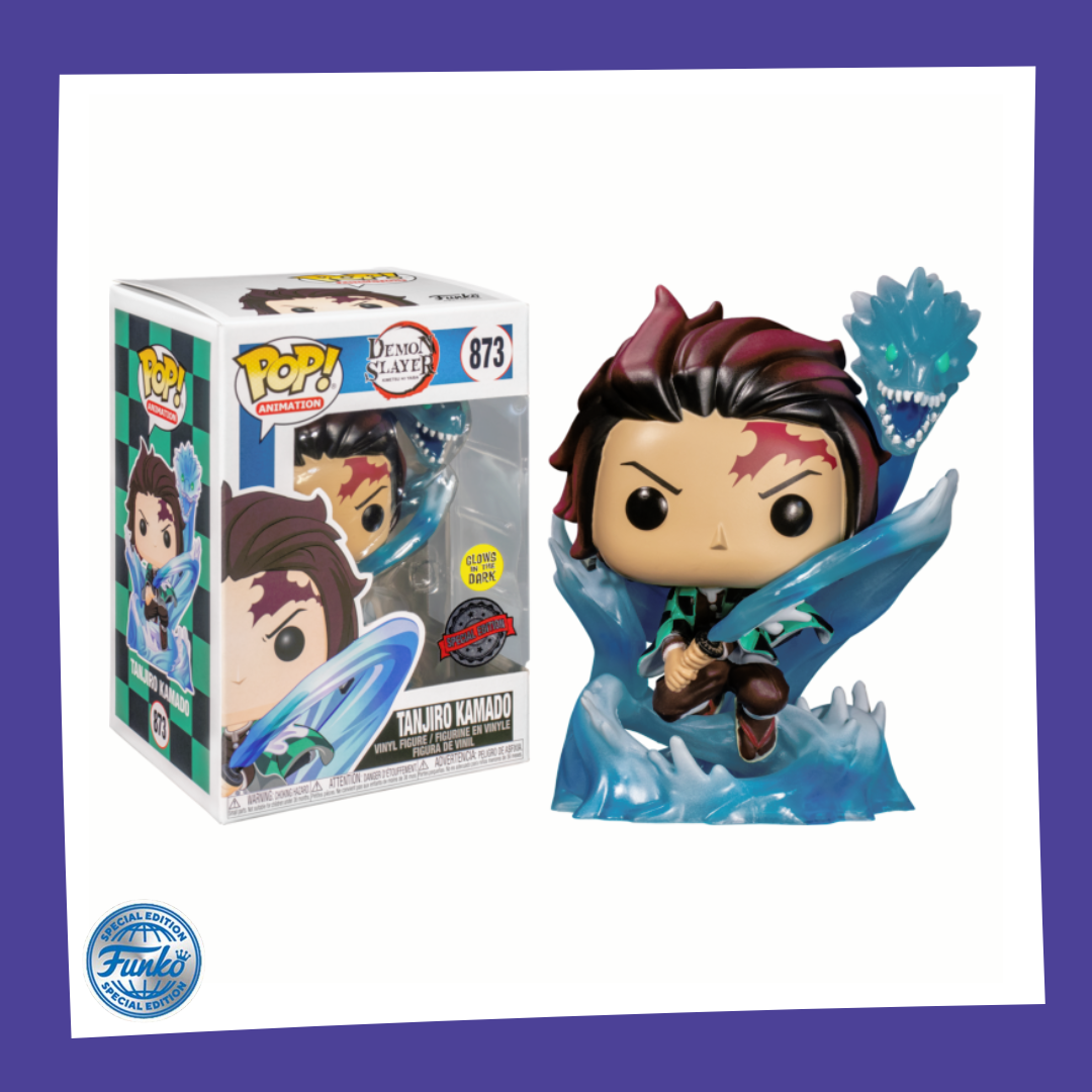 Funko POP! Demon Slayer - Tanjiro Kamado Dragon Glow in the Dark 873