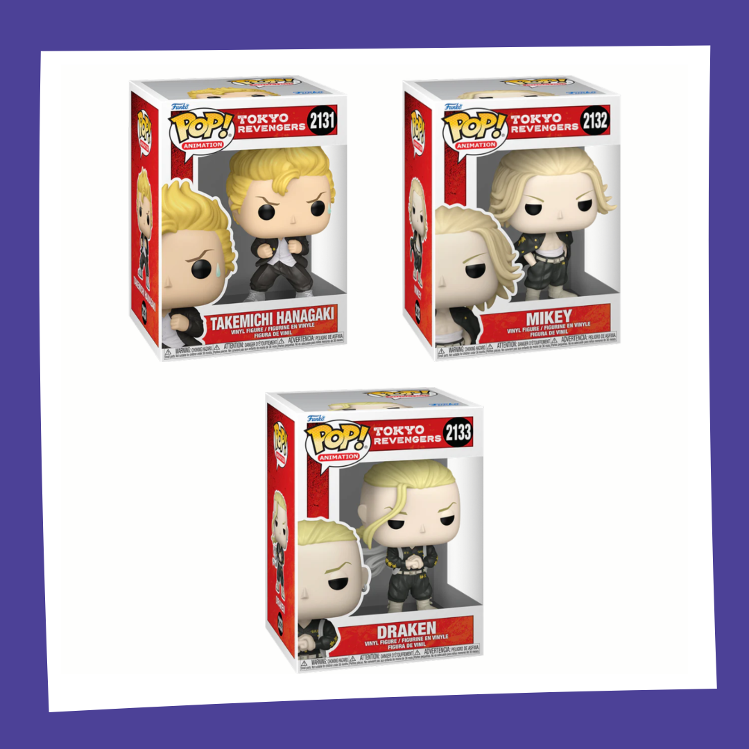 Funko POP! Tokyo Revengers - Bundle x3 POP! (Chase Possible)