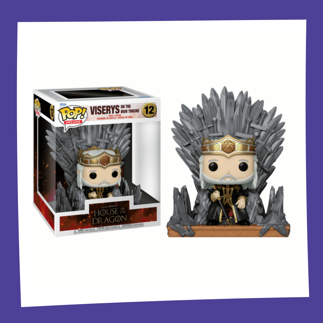 Viserys on the Iron Throne n° 12 - Figurine Funko POP! Deluxe House of the Dragon