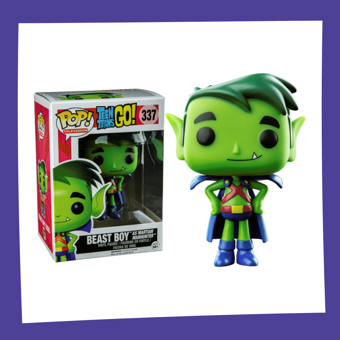 Funko POP! Teen Titans Go - Beast Boy as Martian Manhunter 337