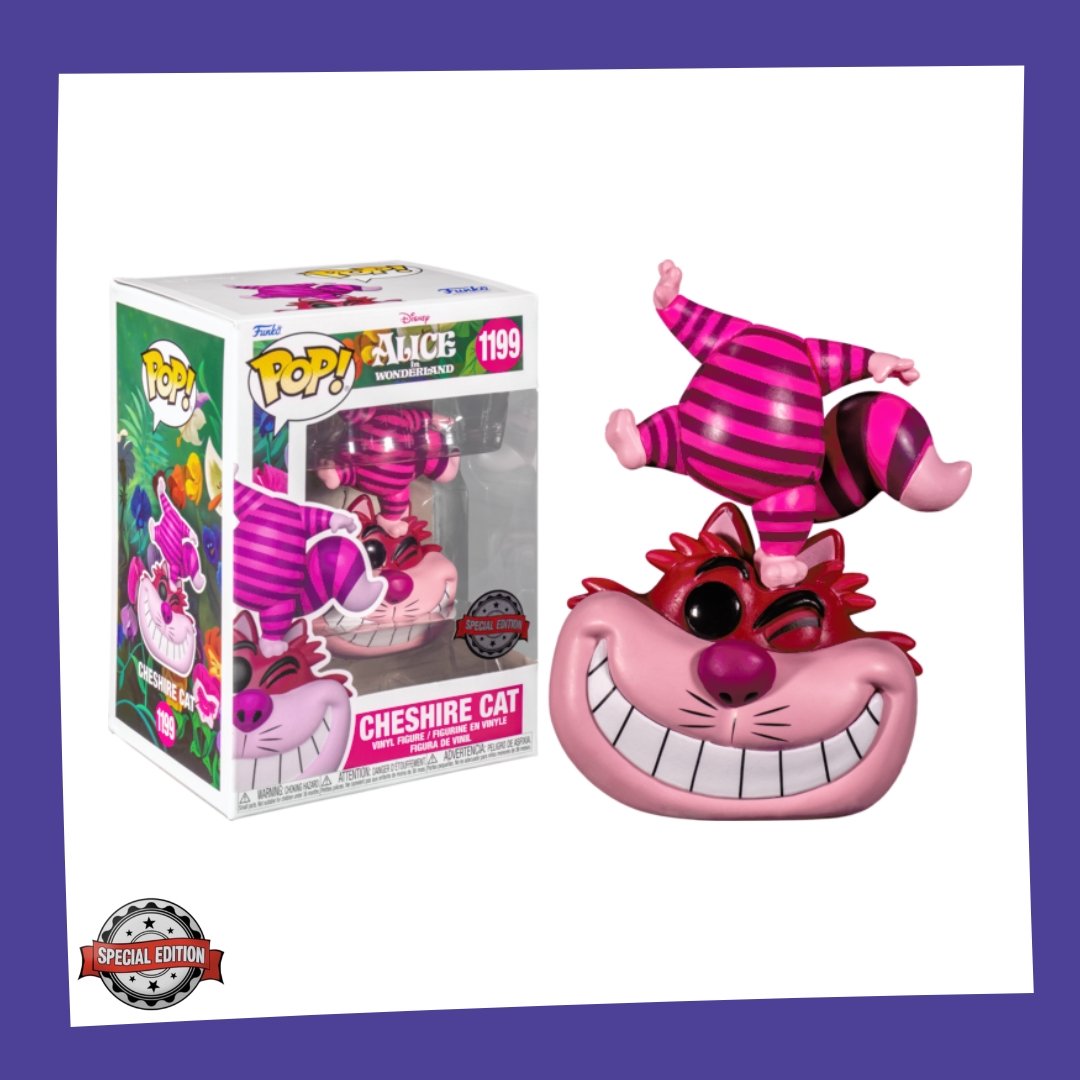 Funko POP! Alice in Wonderland - Cheshire Cat Standing on Head 1199 (Chase Possible)