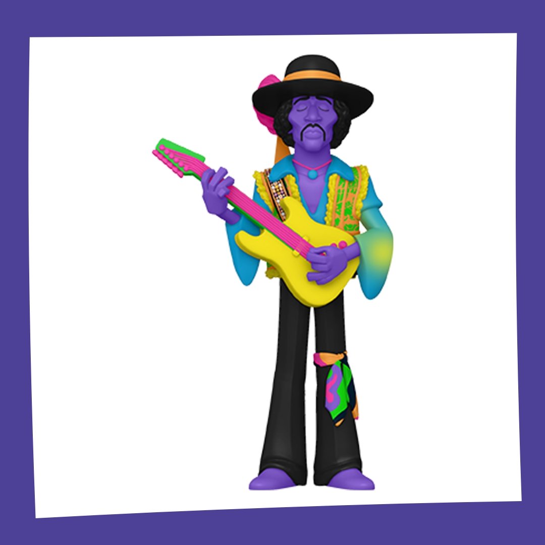 Funko Gold 5" Vinyl Jimi Hendrix Blacklight