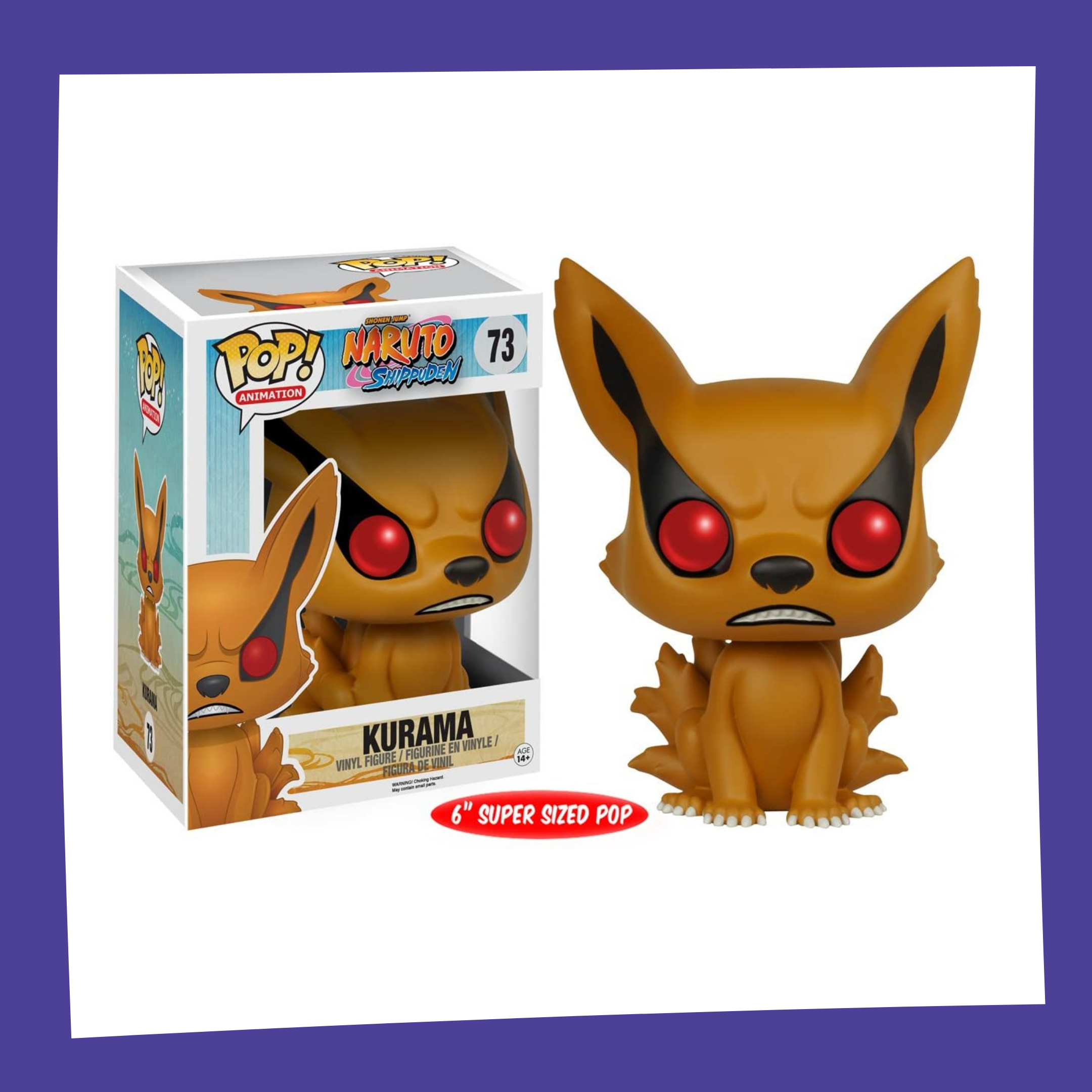 Funko POP! Naruto Shippuden - Kurama Super Sized 6" 73