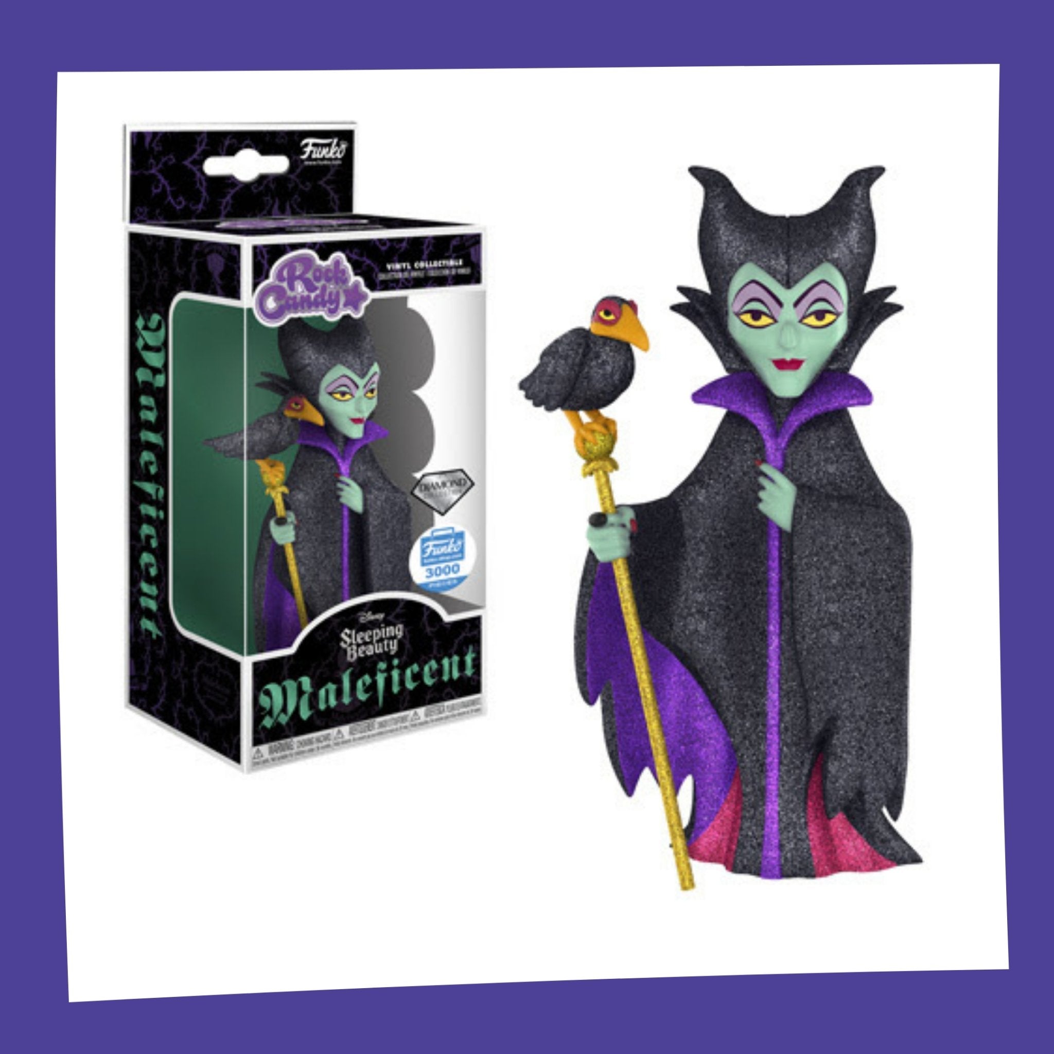 Funko Rock Candy Sleeping Beauty (Disney) - Maleficent Diamond