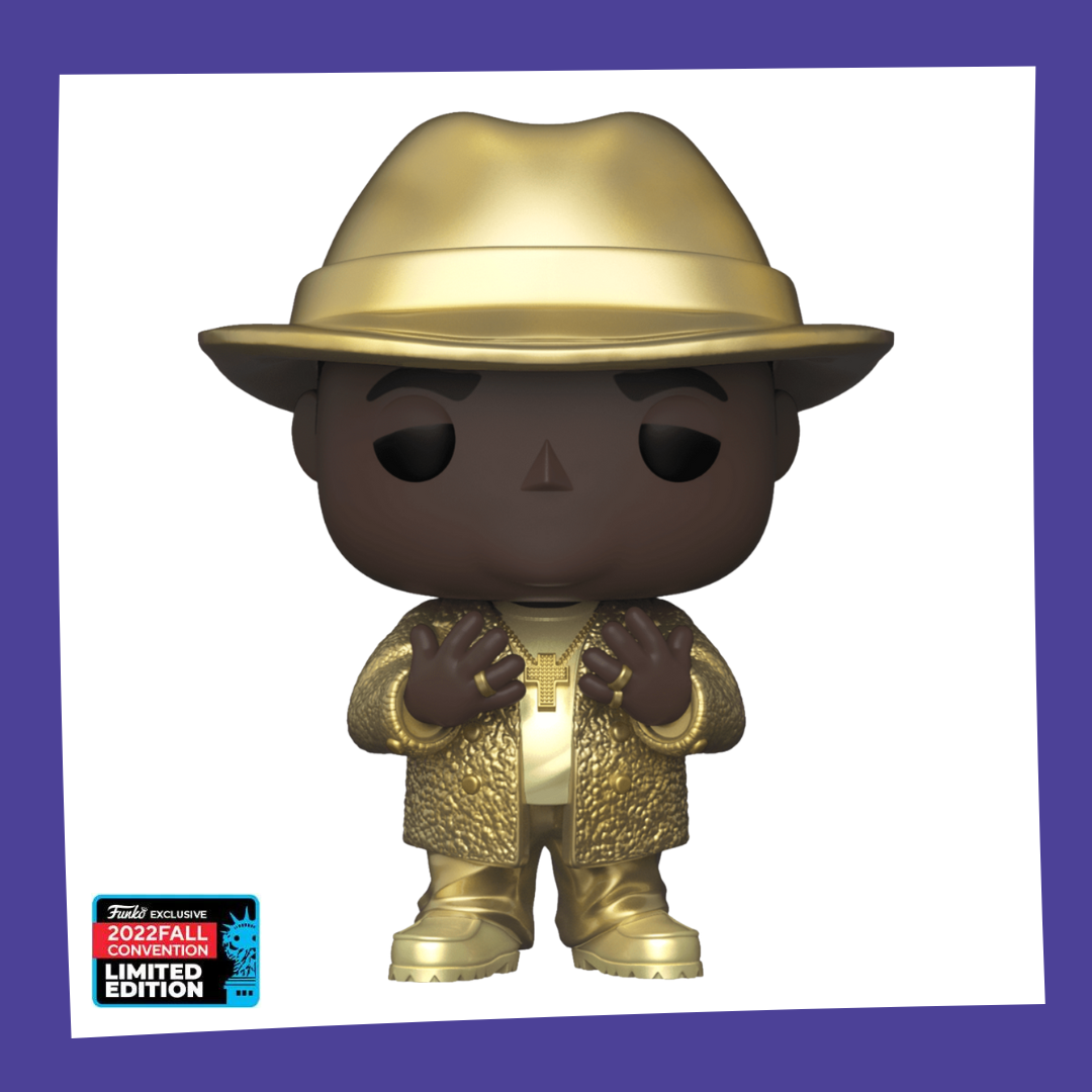 Funko POP! The Notorious B.I.G - Notorious Big with Fedora (Gold) 152