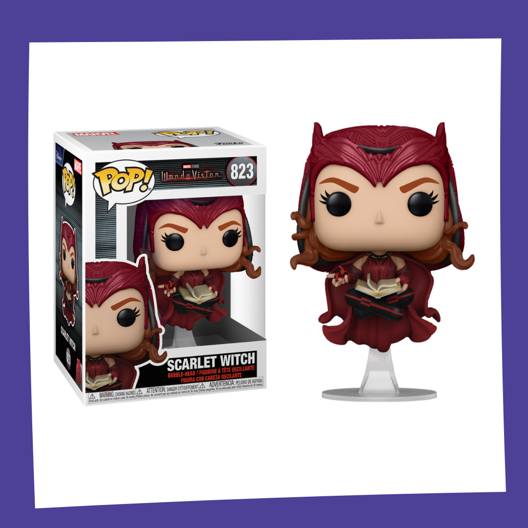 Funko POP! WandaVision - Scarlet Witch with Darkhold Book 823