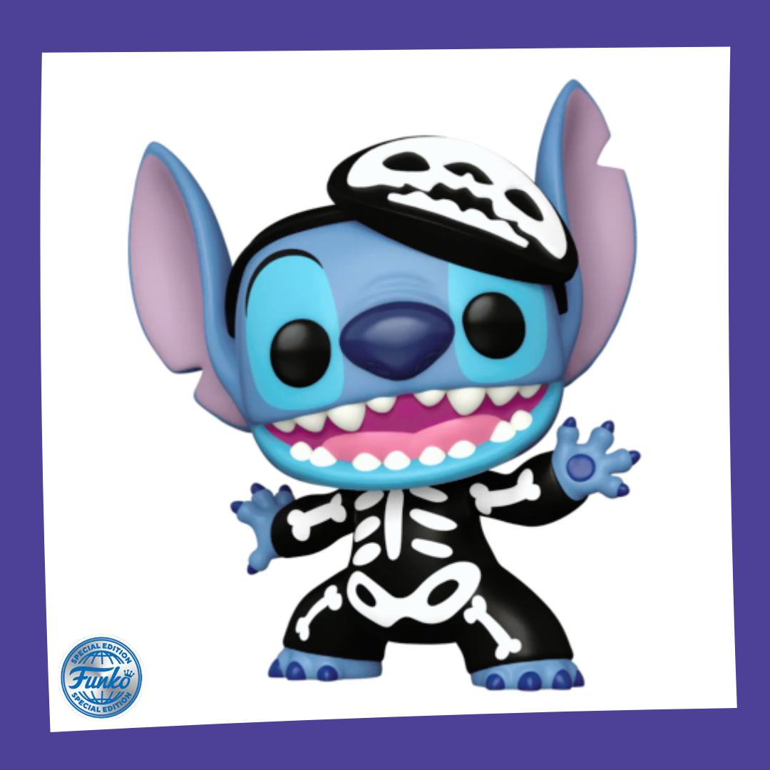 Funko POP! Lilo & Stitch - Skeleton Stitch 1234 (Chase Possible)