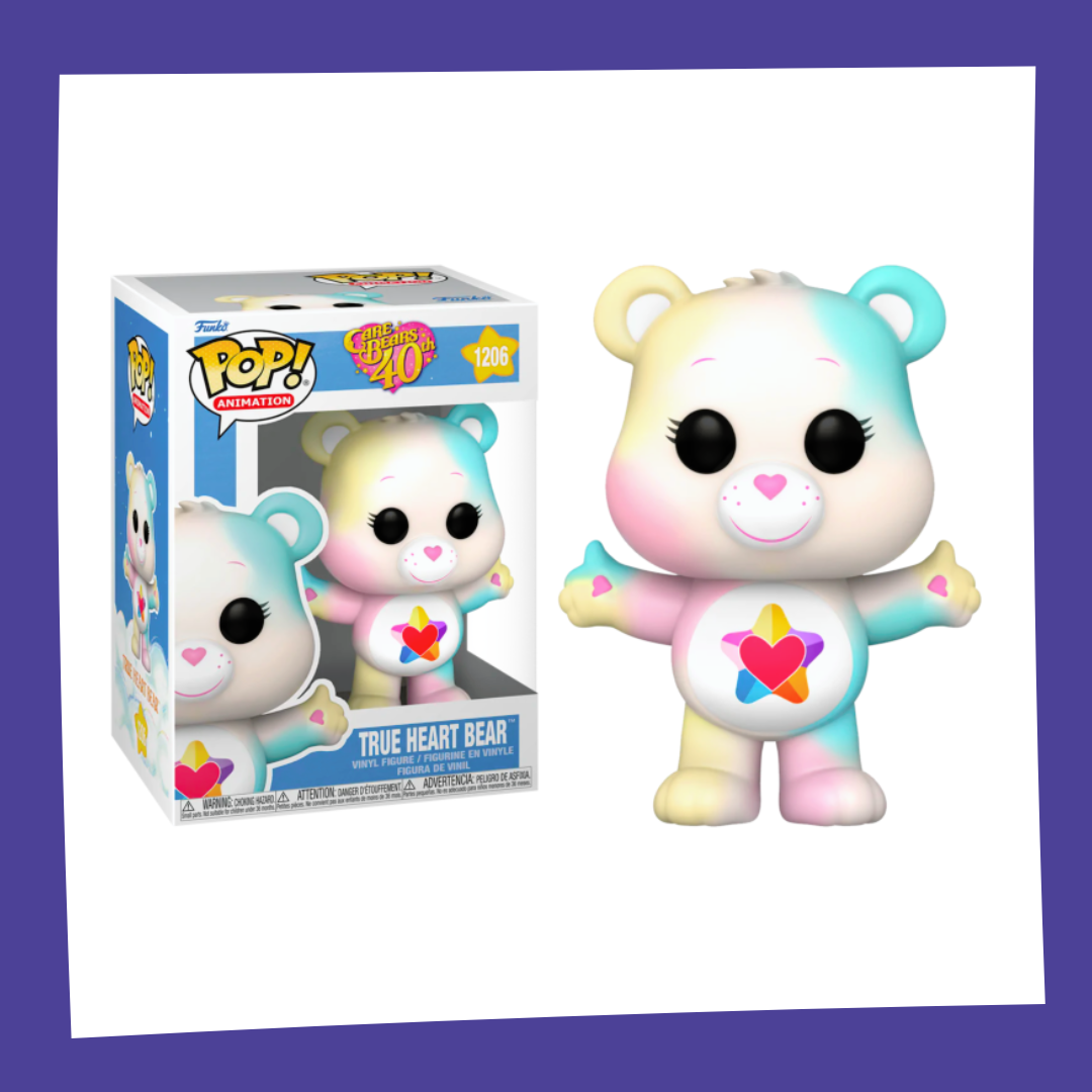 Funko POP! Care Bears 40th - True Heart Bear 1206 (Chase Possible)