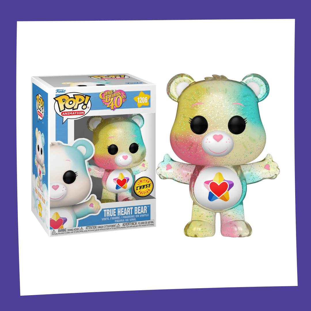 Funko POP! Care Bears 40th - True Heart Bear 1206 (Chase Possible)