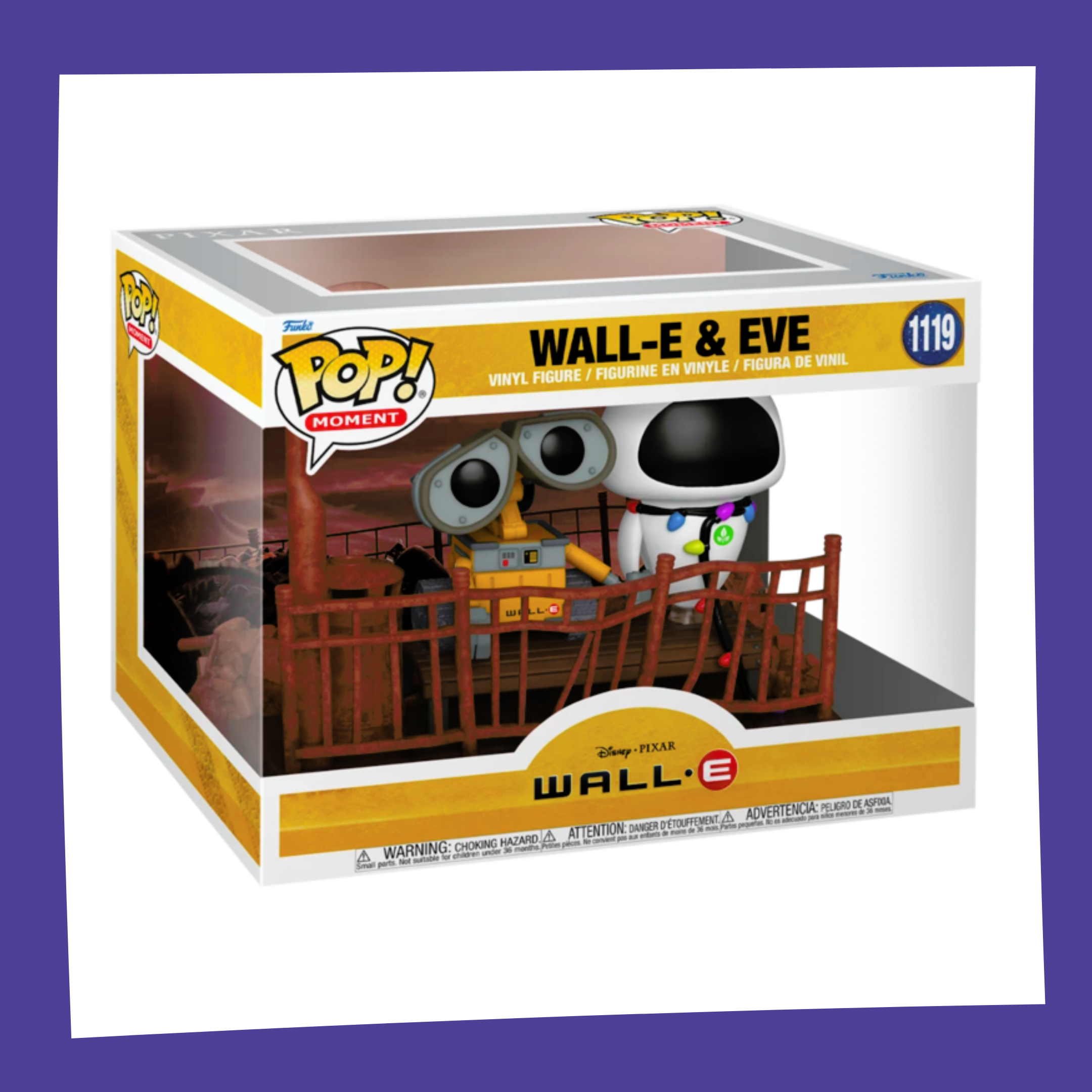 Funko POP! Wall-E (Disney/Pixar) - Wall-E & Eve 1119 Movie Moment